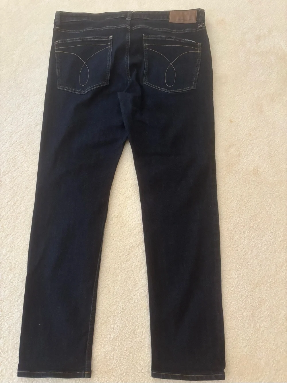 Calvin Klein Jeans Straight Black Men's Jeans
